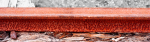 Closeup of rusty rail